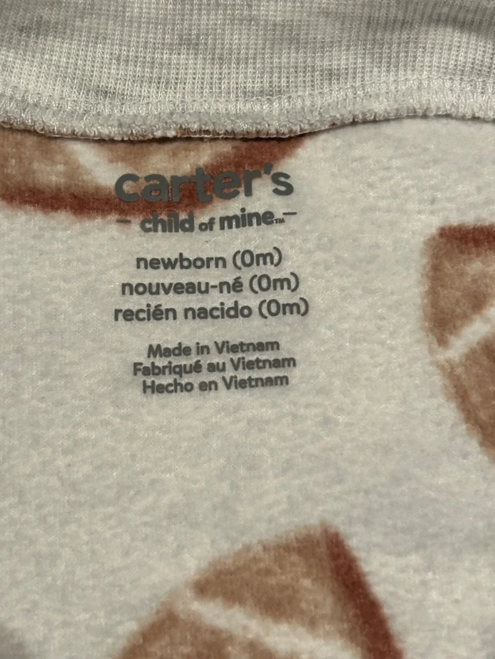 Carters Football Onesie